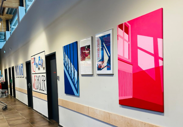 Schulgalerie unterwegs